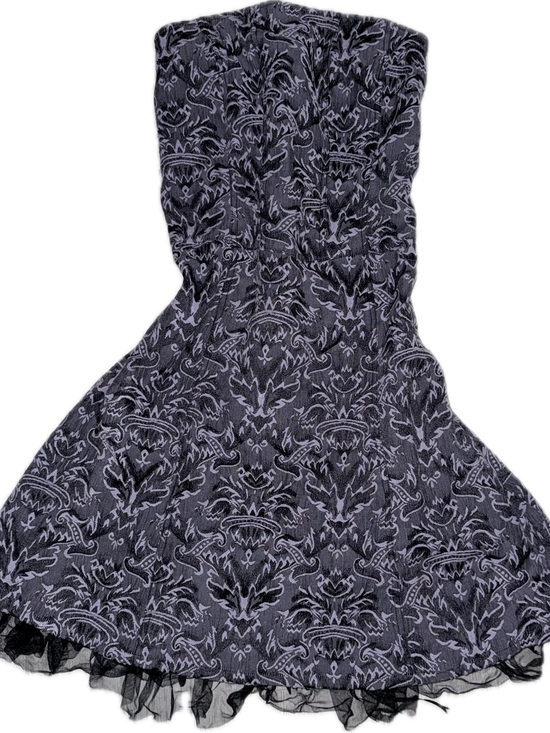 Tripp nyc Dresses & Skirts - Tripp NYC Black and Lilac Patterned Dress